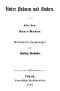 [Gutenberg 44239] • Unter Palmen und Buchen. Erster Band. / Unter Buchen. Gesammelte Erzählungen.